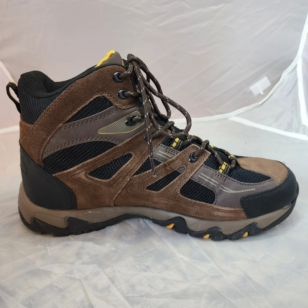 St John's Bay Wharton Leather Hiking Work Boots Outdoors Men's 10 M Leather EUC